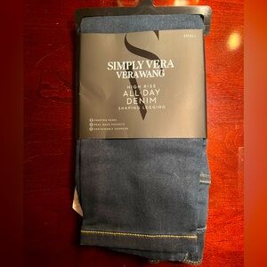 Simply Vera High Rise All Day Denim Leggings Brand New!